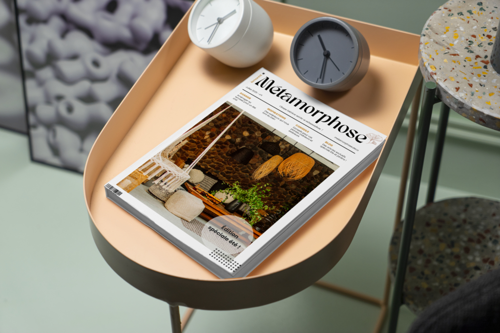 Mockups du magazine métamorphose